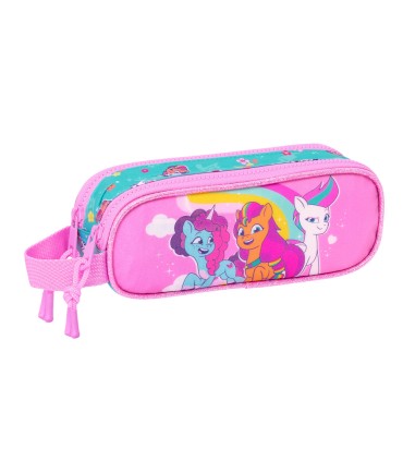 Bolso escolar portatodo safta doble my little pony magic 80x210x60 mm