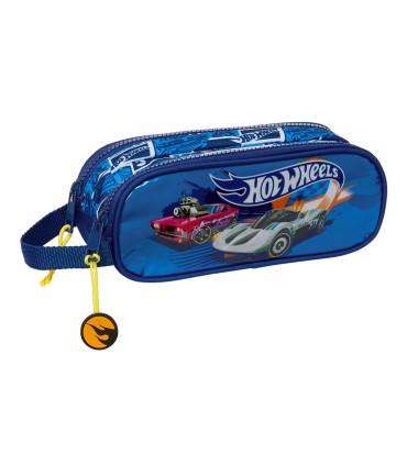 Bolso escolar portatodo safta doble hot wheels sonny 80x210x60 mm