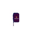 Plumier escolar safta doble pequeño 28 piezas f.c. barcelona 195x125x40 mm