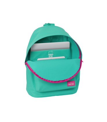 Mochila safta para portatil 141 nait nait verde mint 410x310x160 mm