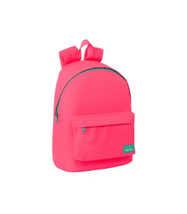 Mochila safta para portatil 141 nait nait rosa fluor 410x310x160 mm