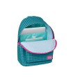 Mochila safta para portatil 14,1\" nait nait pata de gallo verde 410x310x160 mm