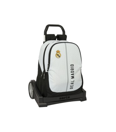 Mochila safta mod 665 con carro evolution real madrid 1 equipacion 24 25 440x320x160 mm