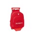 Mochila safta mod 006 con carro 705 sevilla fc corporativa 340x280x100 mm