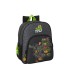 Mochila safta junior adaptable a carro tortugas ninja 380x320x120 mm