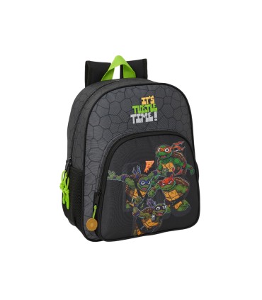 Mochila safta junior adaptable a carro tortugas ninja 380x320x120 mm