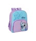 Mochila safta junior adaptable a carro stitch sweet 380x320x120 mm