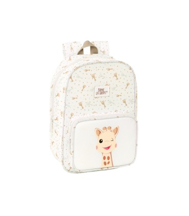 Mochila safta infantil reciclada y repelente agua sophie la girafe cookie 280x200x80 mm