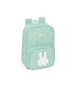 Mochila safta infantil reciclada y repelente agua miffy menta 280x200x80 mm