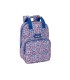 Mochila safta infantil con asas nait nait floresistente coimbra azul 280x200x80 mm