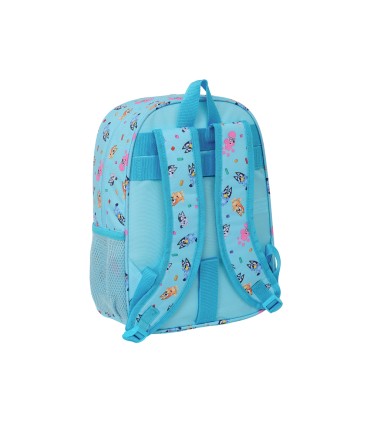 Mochila safta infantil adaptable a carro bluey 340x260x110 mm