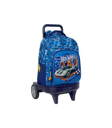 Mochila safta grande con ruedas compact evolution extraible hot wheels sonny 450x330x220 mm