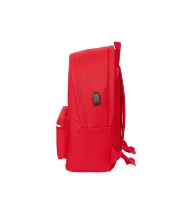 Mochila safta doble para portatil 156 usb sevilla fc corporativa 440x310x180 mm