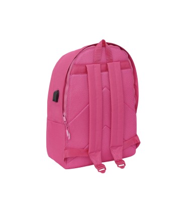 Mochila safta doble para portatil 156 usb munich basics girl 440x310x180 mm