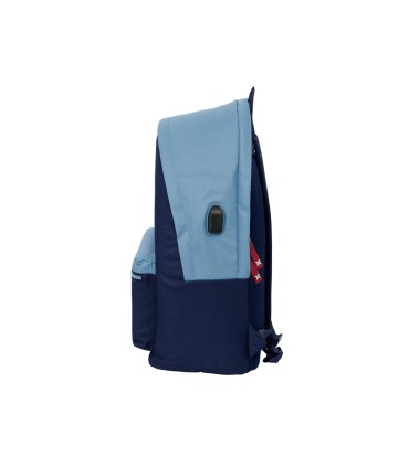 Mochila safta doble para portatil 156 usb munich royal 440x310x180 mm