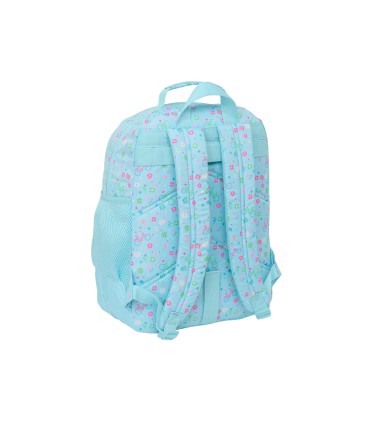 Mochila safta doble con cantoneras adaptable a carro reciclado safta bicicleta 420x320x150 mm