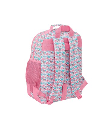 Mochila safta doble con cantoneras adaptable a carro reciclado moos floresistente 420x320x150 mm