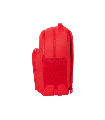 Mochila safta doble con cantoneras adaptable a carro atletico de madrid 420x320x150 mm