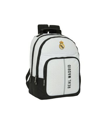 Mochila safta doble adaptable a carro safta real madrid 1 equipacion 24 25 420x320x160 mm