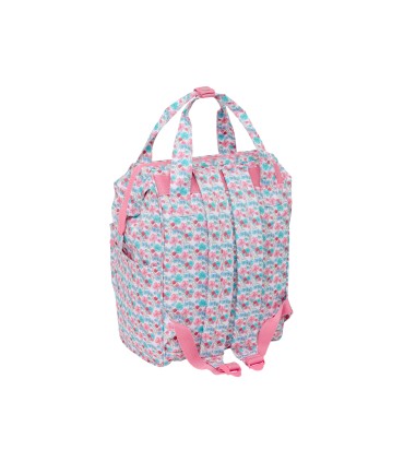 Mochila safta con asas reciclada para portatil 13 moos floresistente 400x270x190 mm