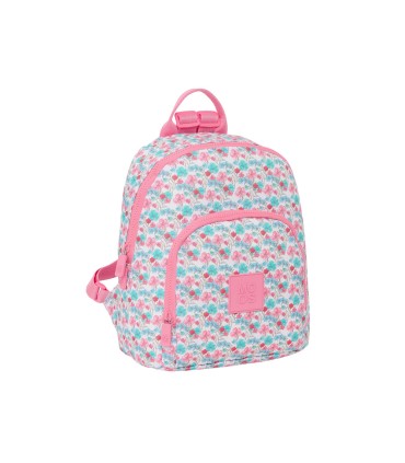 Mini mochila safta reciclado moos floresistente 300x250x130 mm