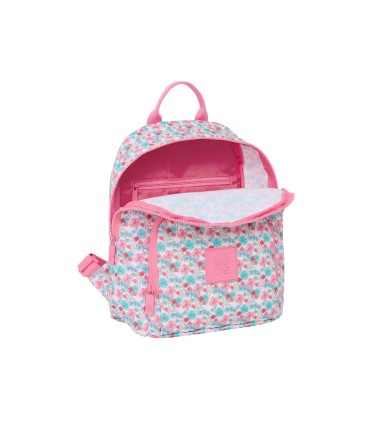 Mini mochila safta reciclado moos floresistente 300x250x130 mm