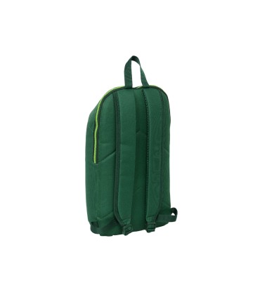 Mini mochila safta con cremallera vertical resistente al agua real betis balompie 390x220x100 mm