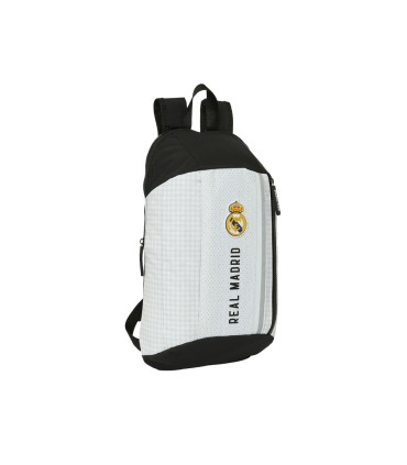 Mini mochila safta con cremallera vertical real madrid 1 equipacion 24 25 390x220x100 mm