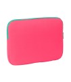 Funda para portatil 14'' safta nait nait rosa fluor 250x340x20 mm