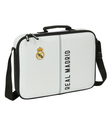 Cartera extraescolar safta resistente real madrid 1 equipacion 24 25 280x380x60 mm