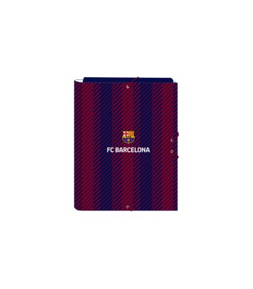 Carpeta carton folio gomas solapas safta fc barcelona