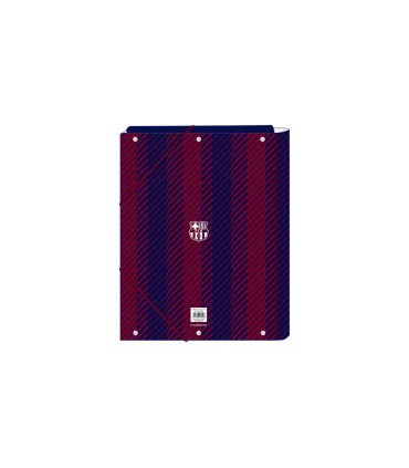 Carpeta carton folio gomas solapas safta fc barcelona