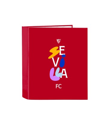 Carpeta safta 4 anillas lomo ancho carton folio sevilla fc corporativa