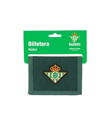 Billetera safta resistente al agua real betis balompie 95x125x10 mm