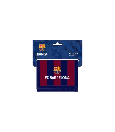 Billetera safta fc barcelona 95x125x10 mm