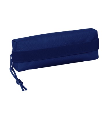 Bolso escolar portatodo safta rectangular con goma elastica 22 cm azul oscuro