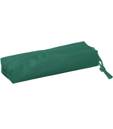 Bolso escolar portatodo safta rectangular con goma elastica 22 cm verde oscuro