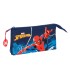 Bolso escolar portatodo safta triple spiderman neon 30x220x120 mm