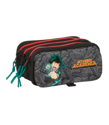 Bolso escolar portatodo safta triple big my hero academia 80x215x100 mm