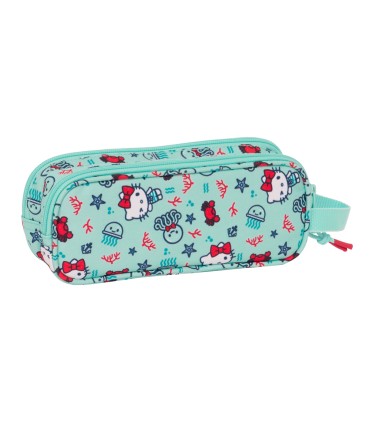 Bolso escolar portatodo safta doble hello kitty sea lovers 60x210x80 mm