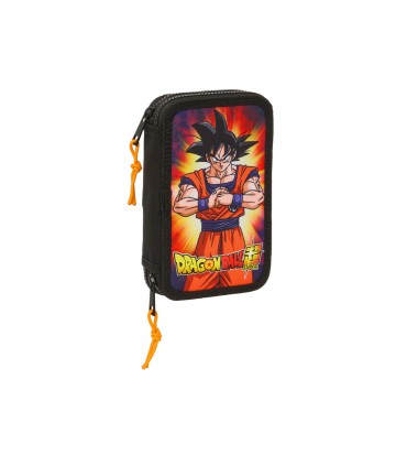 Plumier escolar safta doble cremallera 28 piezas dragon ball 40x125x195 mm