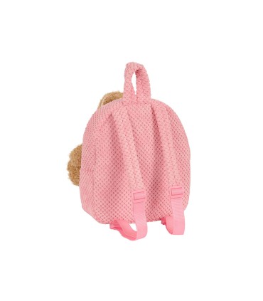 Mochila safta preescolar osito extraible rosa 75x230x270 mm