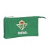 Bolso escolar portatodo safta triple reciclado real betis balompie 120x220x30 mm