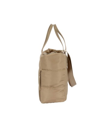 Cartera escolar safta moos capsula camel bolso con bolsillo para portatil 141 540x170x310 mm