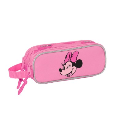 Bolso escolar portatodo safta doble minnie mouse loving 60x210x80 mm