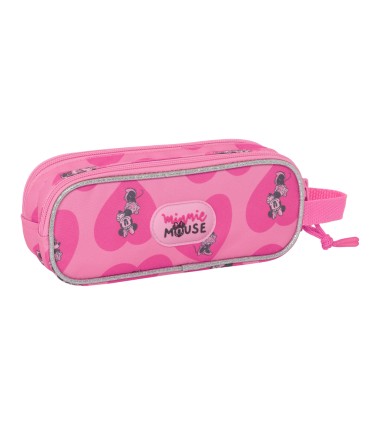 Bolso escolar portatodo safta doble minnie mouse loving 60x210x80 mm