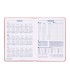 Agenda encuadernada liderpapel lipsi a5 2025 dia pagina color rosa melocoton papel 70 gr