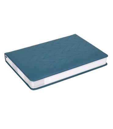 Agenda encuadernada liderpapel lipsi a5 2025 dia pagina color azul papel 70 gr