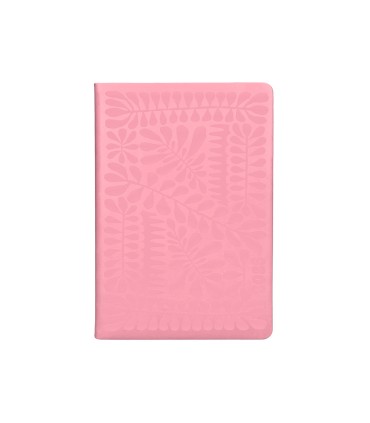 Agenda encuadernada liderpapel icaria a5 2025 dia pagina color rosa papel 70 gr