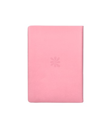 Agenda encuadernada liderpapel icaria a5 2025 dia pagina color rosa papel 70 gr